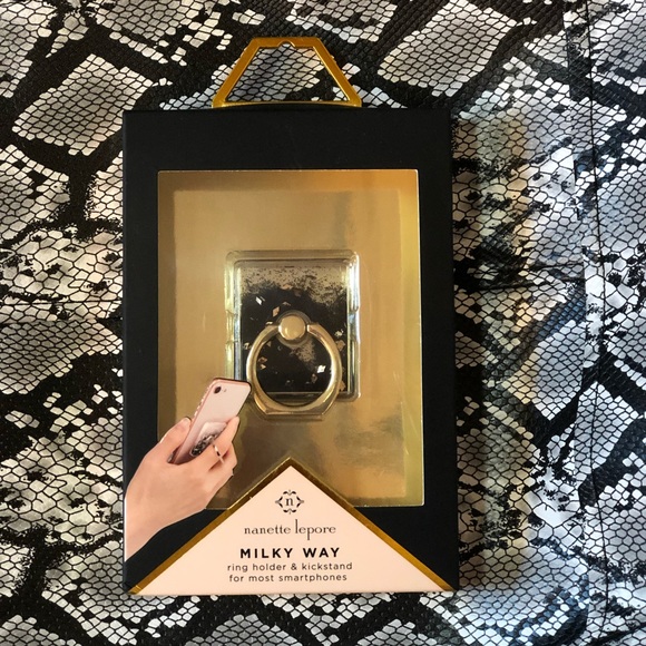 Nanette Lepore Accessories - Nanette Lepore Black Floating Glitter Ring Holder Nanette Lepore Accessories - Nanette Lepore Black Floating Glitter Ring Holder